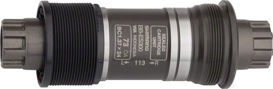 Shimano BBES300 Octalink V2 73x113mm Spline Spindle BSA (English) Bottom Bracket