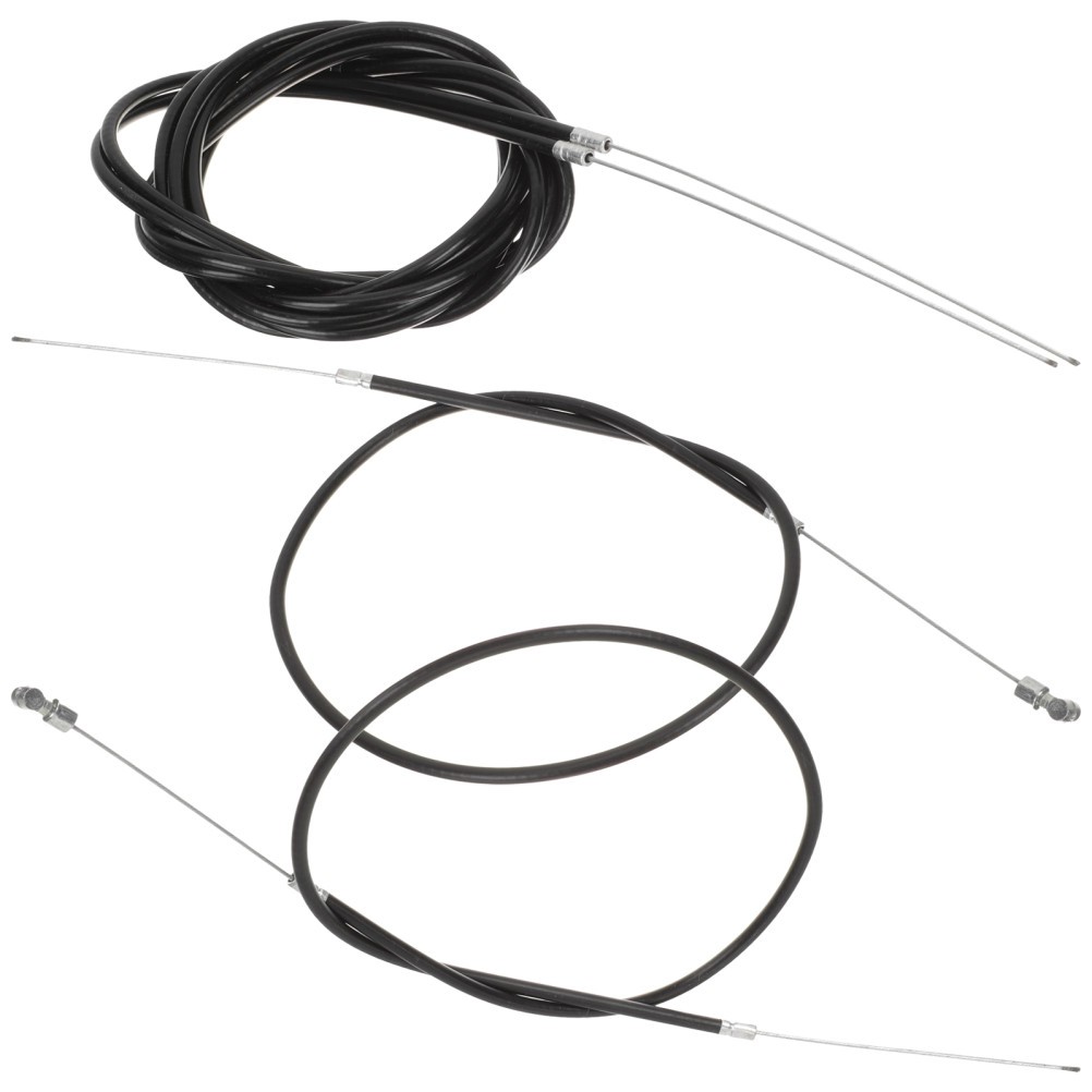 1 Set Reusable Bike Brake Cable Replacement Kit Black Stainless Steel PVC