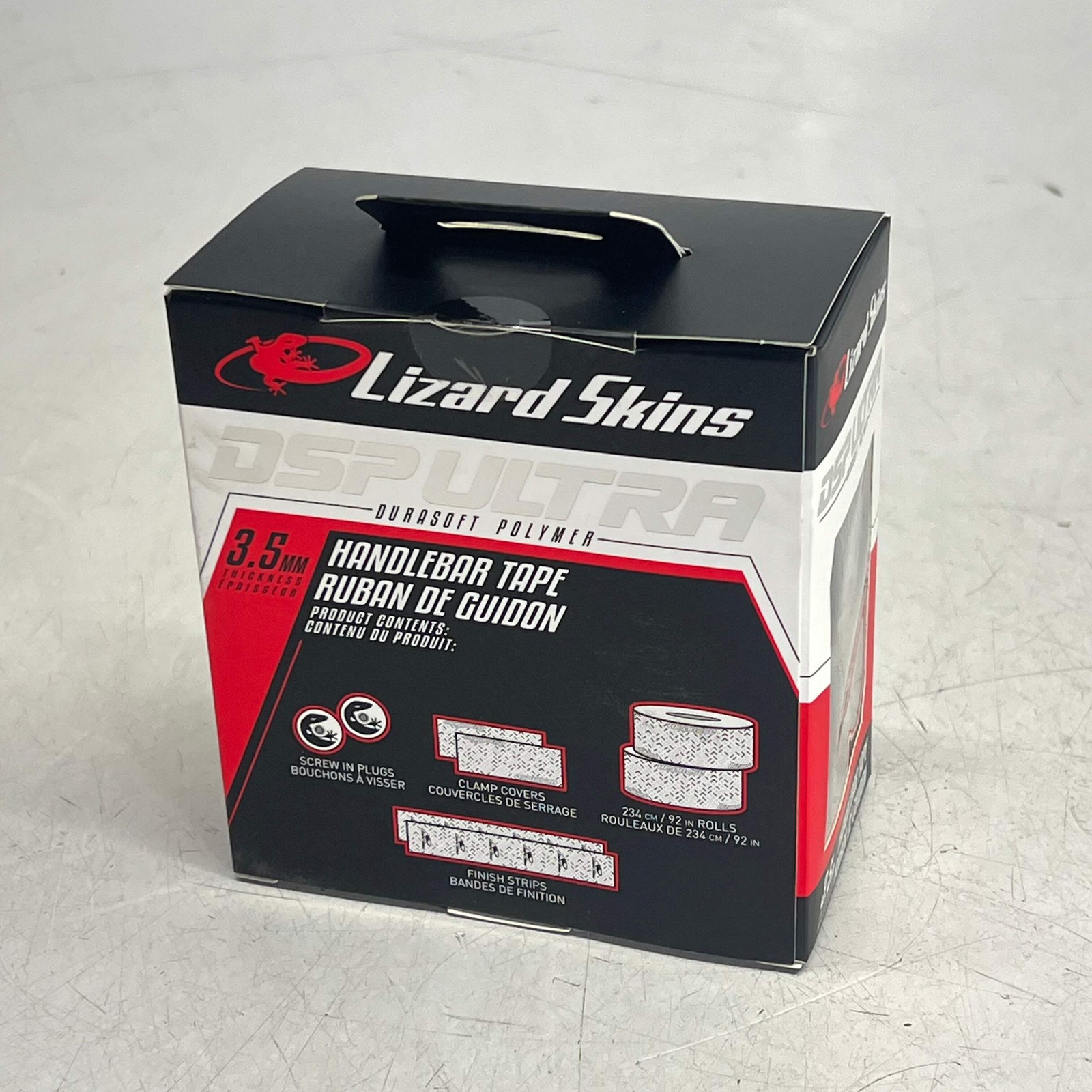 LIZARD SKINS Dsp Ultra Durasoft Polymer Handle Bar Tape 3.5mm Black DSPUCY310
