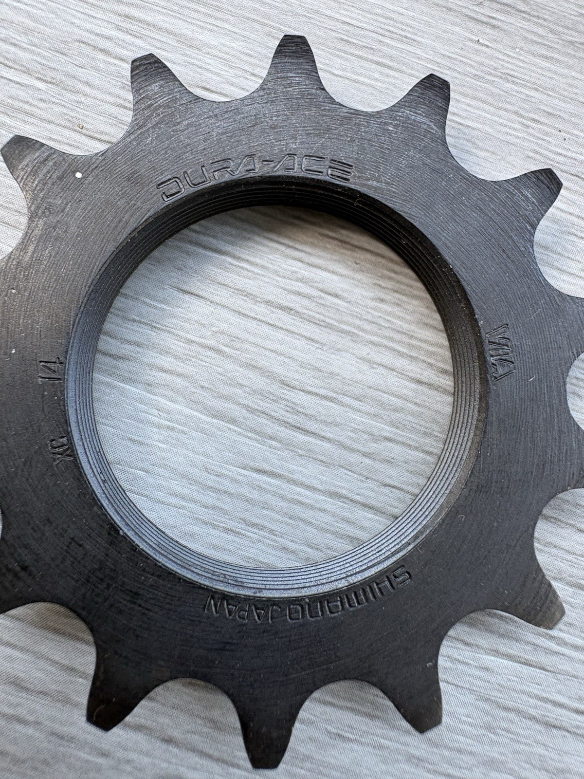 SHIMANO DURA ACE SINGLE SPEED COG 14 TOOTH 3/32 INCH APPEARS UNUSED