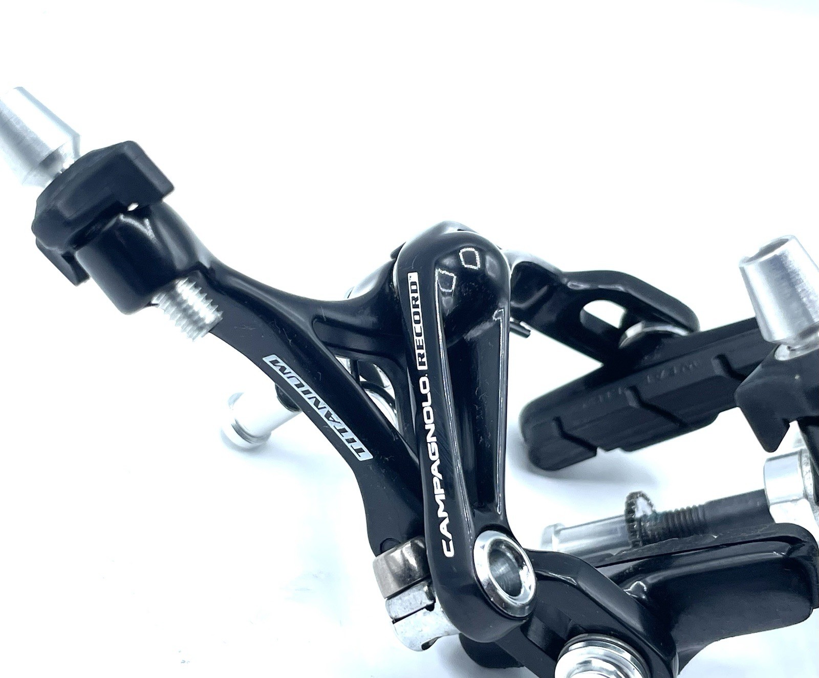 Campagnolo Record Titanium Skeleton Brakes Made In Italy Campy
