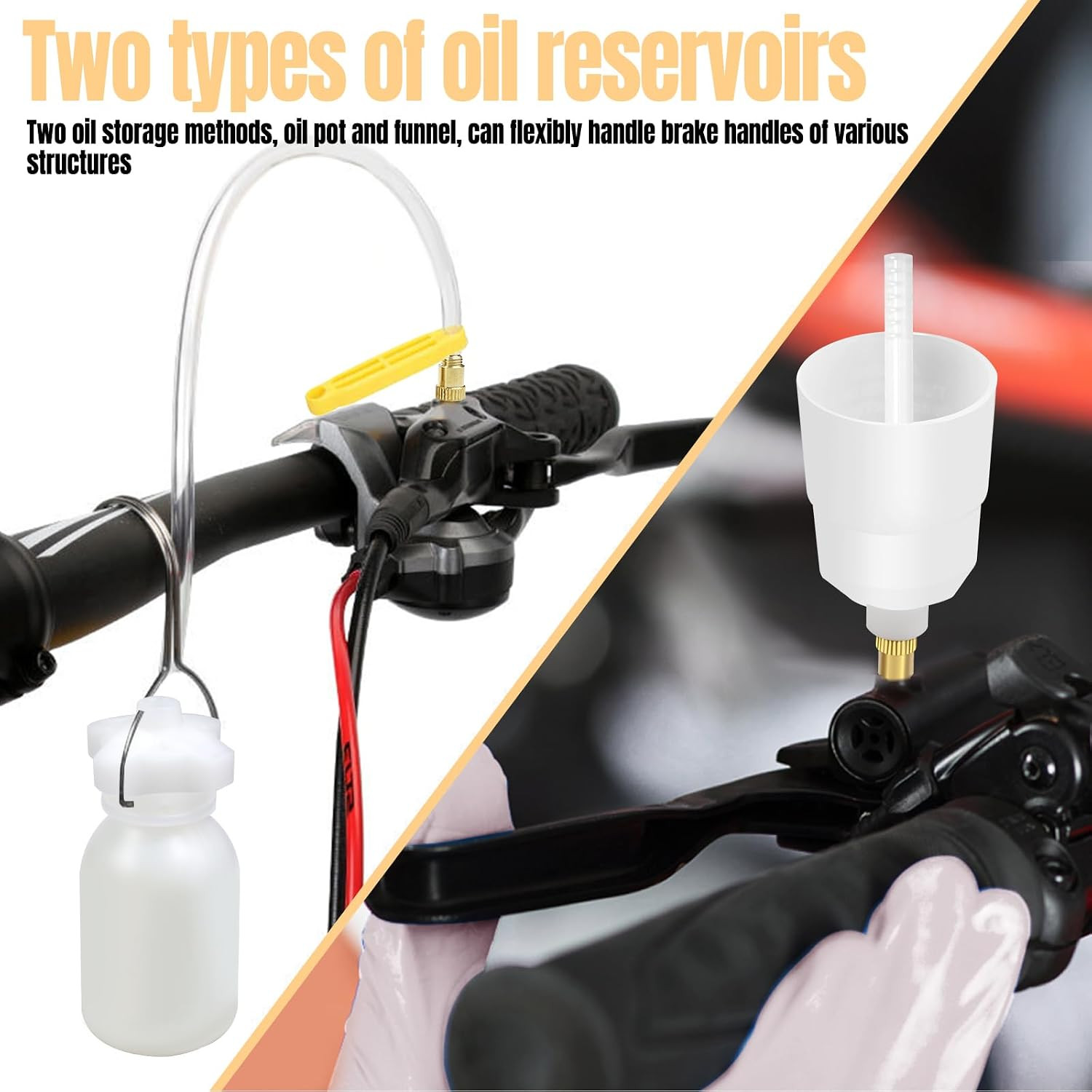 Brake Bleed Kit for Shimano,Tektro, TRP Hydraulic Disc Brakes, Bike Hydraulic