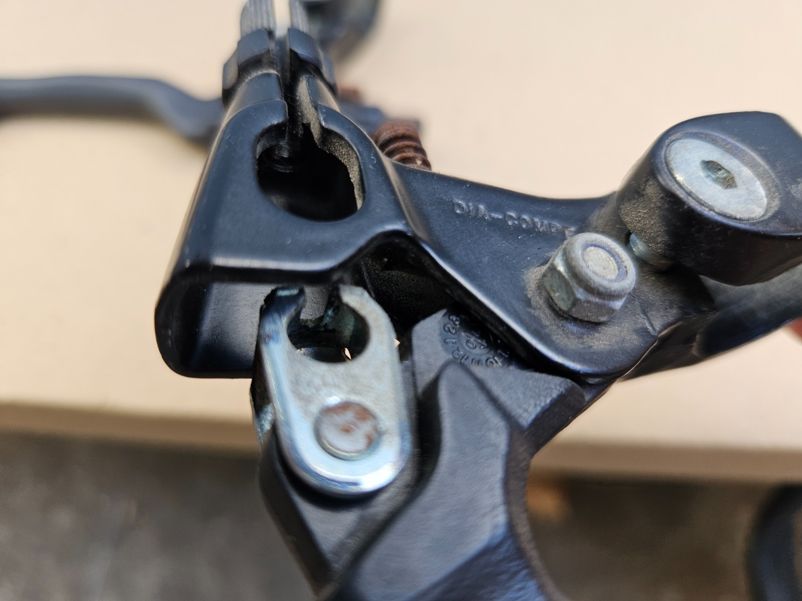 Vintage Dia Compe XCM Mountain Hybrid Bike Brake Levers Black Japan low miles