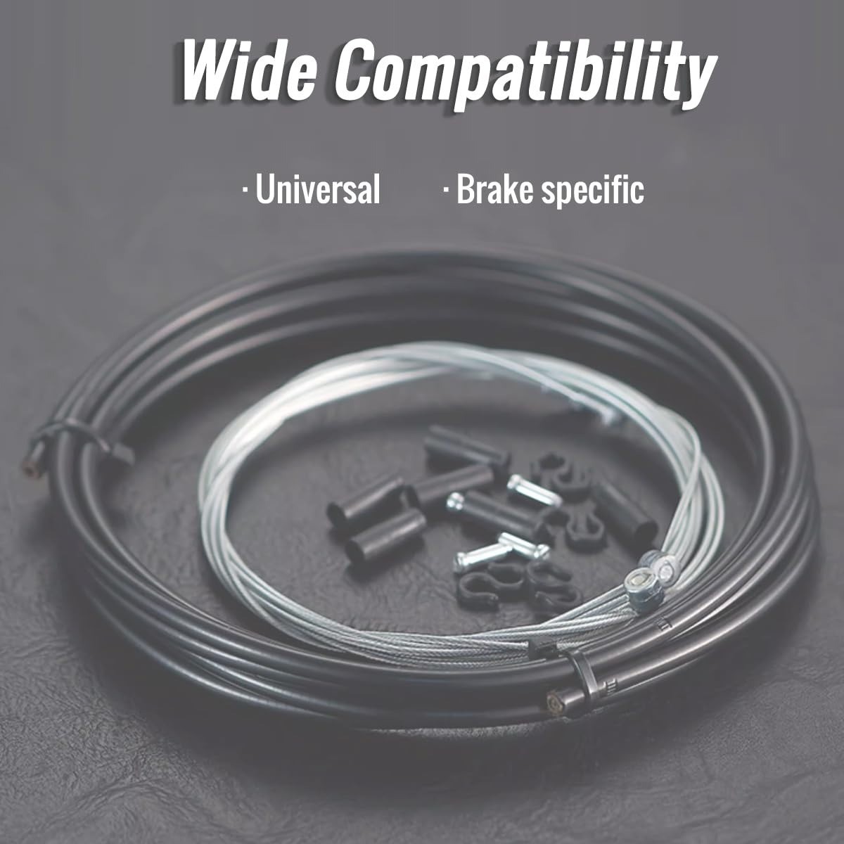 Catazer 5mm Brake Cable Housing 10ft Black for Road & Mountain Bikes