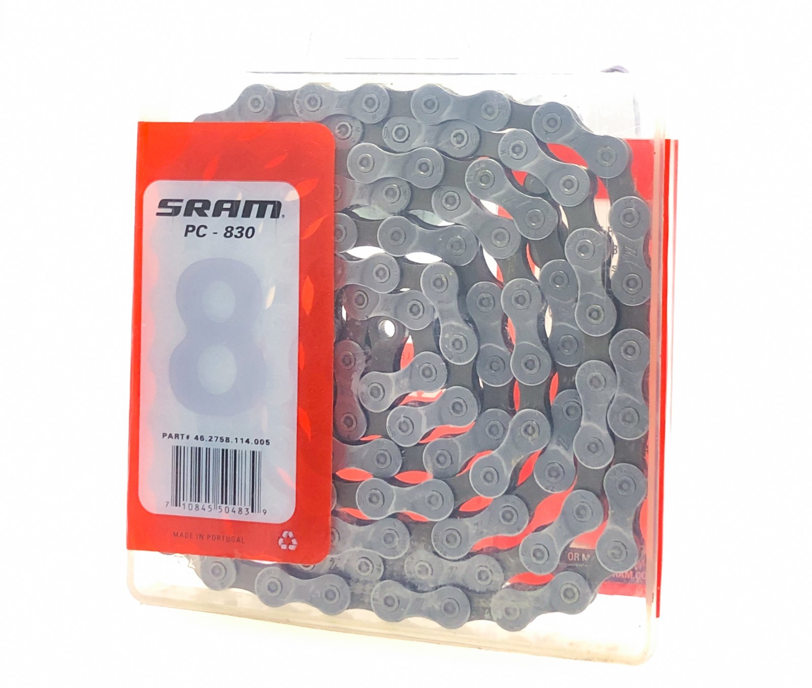 SRAM PC-830 KMC Z Super Narrow 9 sp Speed Chain Gray/Black with Powerlink – Used