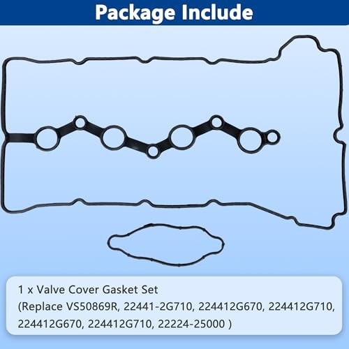 VS50869R Engine Valve Cover Gasket Set Kit for 2010-2016 Hyundai Kia Santa Fe