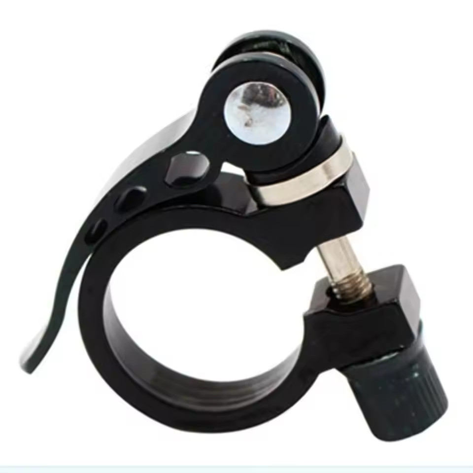 Bike Seatpost Clamp MTB Quick Release Seat Post Collar Aluminium Alloy 28.6 34.9