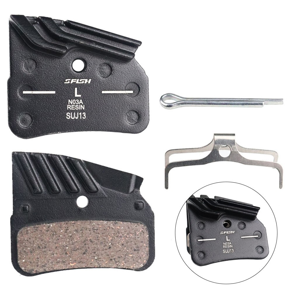 4-piston Friction Disc Brake Pad Aluminum Resin Silent Short Running-in Period