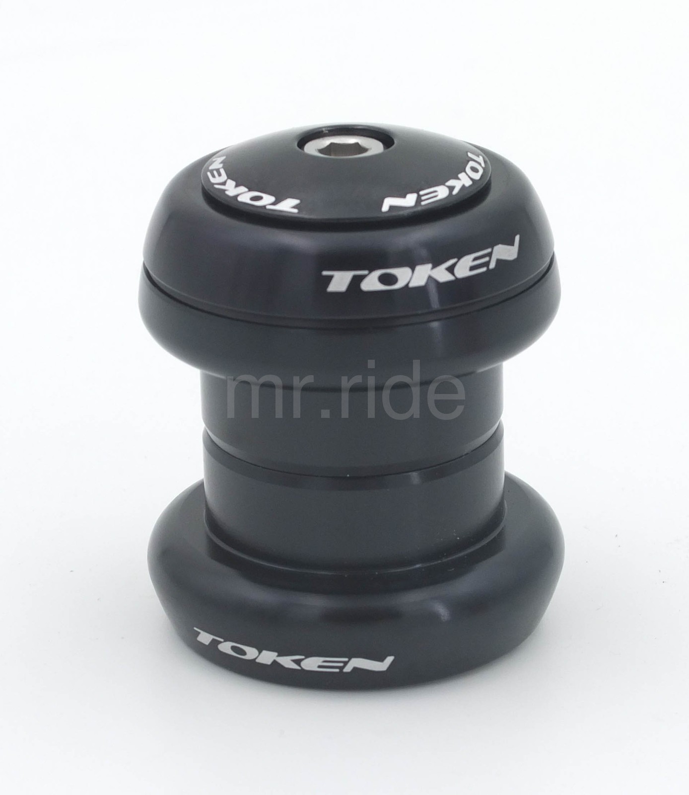 mr-ride Token Headset 1-1/8″ 34mm tube,Threadless/Integrated, (w/ top cap) Black