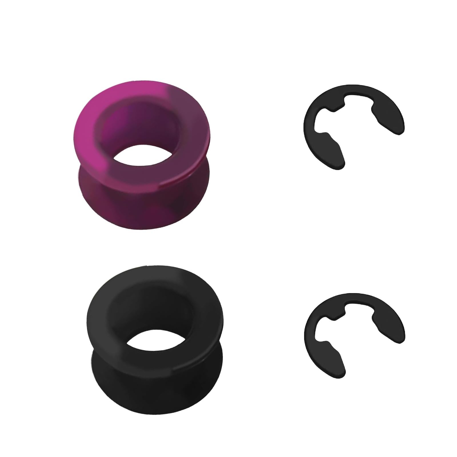 2 PCS Shifter Cable Bushing Repair Set with Clips for Saturn, Toyota, Purple