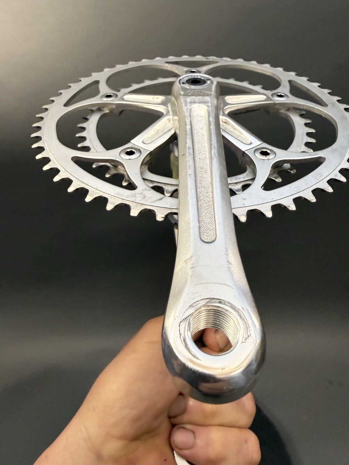 Shimano 600 Arabesque Crankset 170 Vintage Old School Square Taper Cranks 39/52