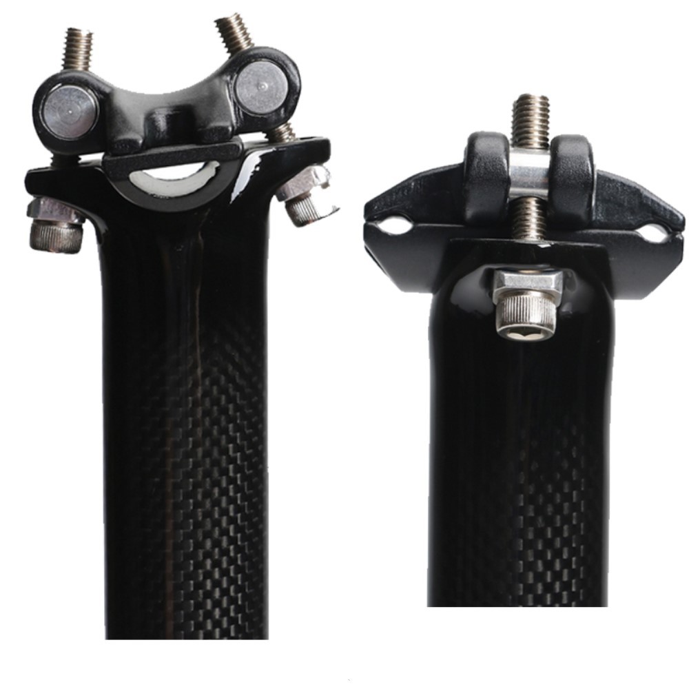 TOSEEK Aluminum Carbon Seatpost 25.4/27.2/30.8/31.6mm Mountain Bicycle Seat Post