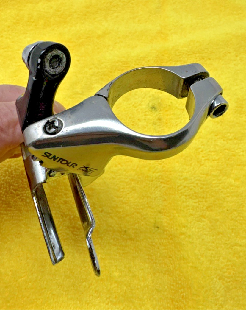 SunTour XC Pro Triple Front Derailleur 31.8 mm Bottom Pull Made in Japan