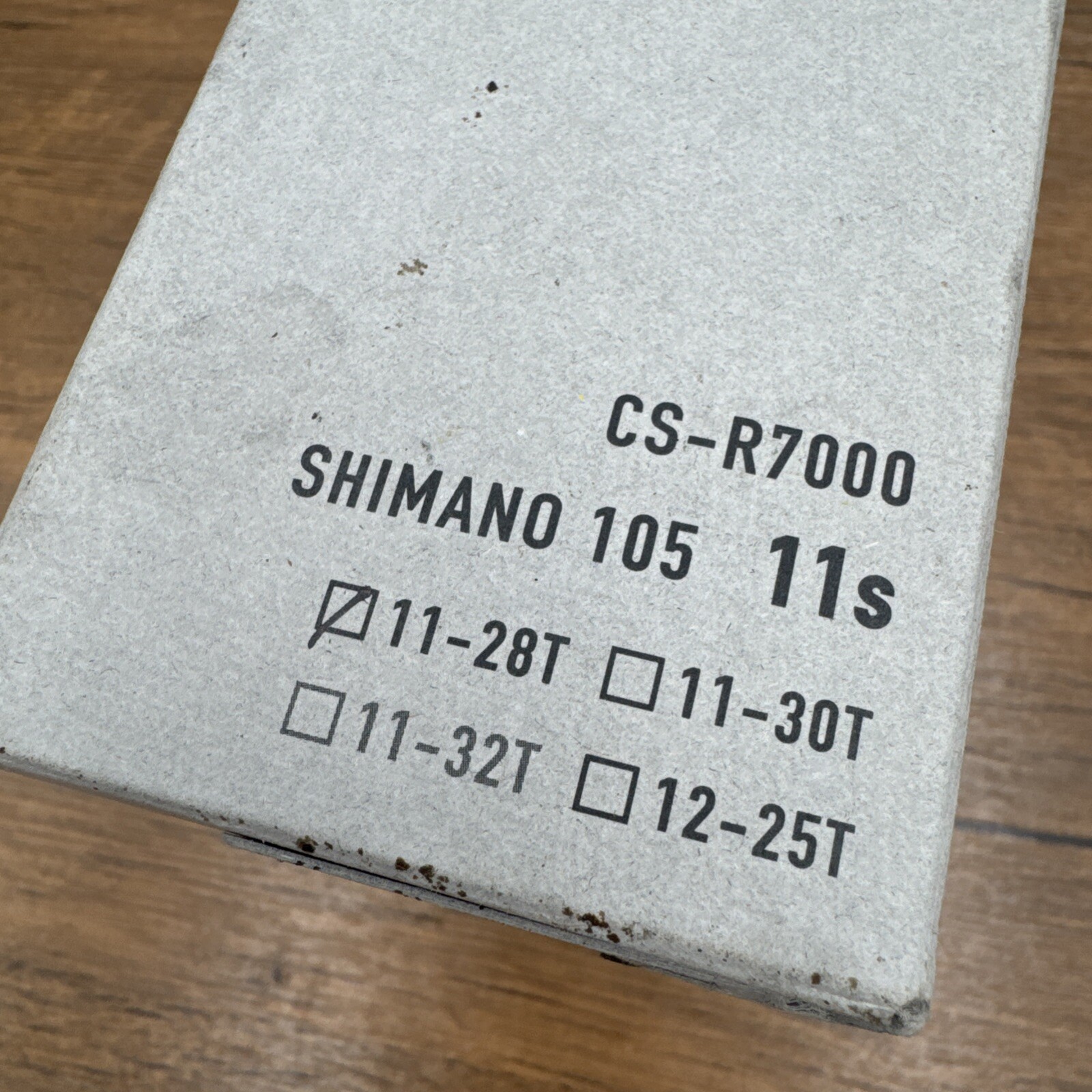 SHIMANO 105 CS-R7000 11-SPEED CASSETTE, 11-28T, ICSR70001128