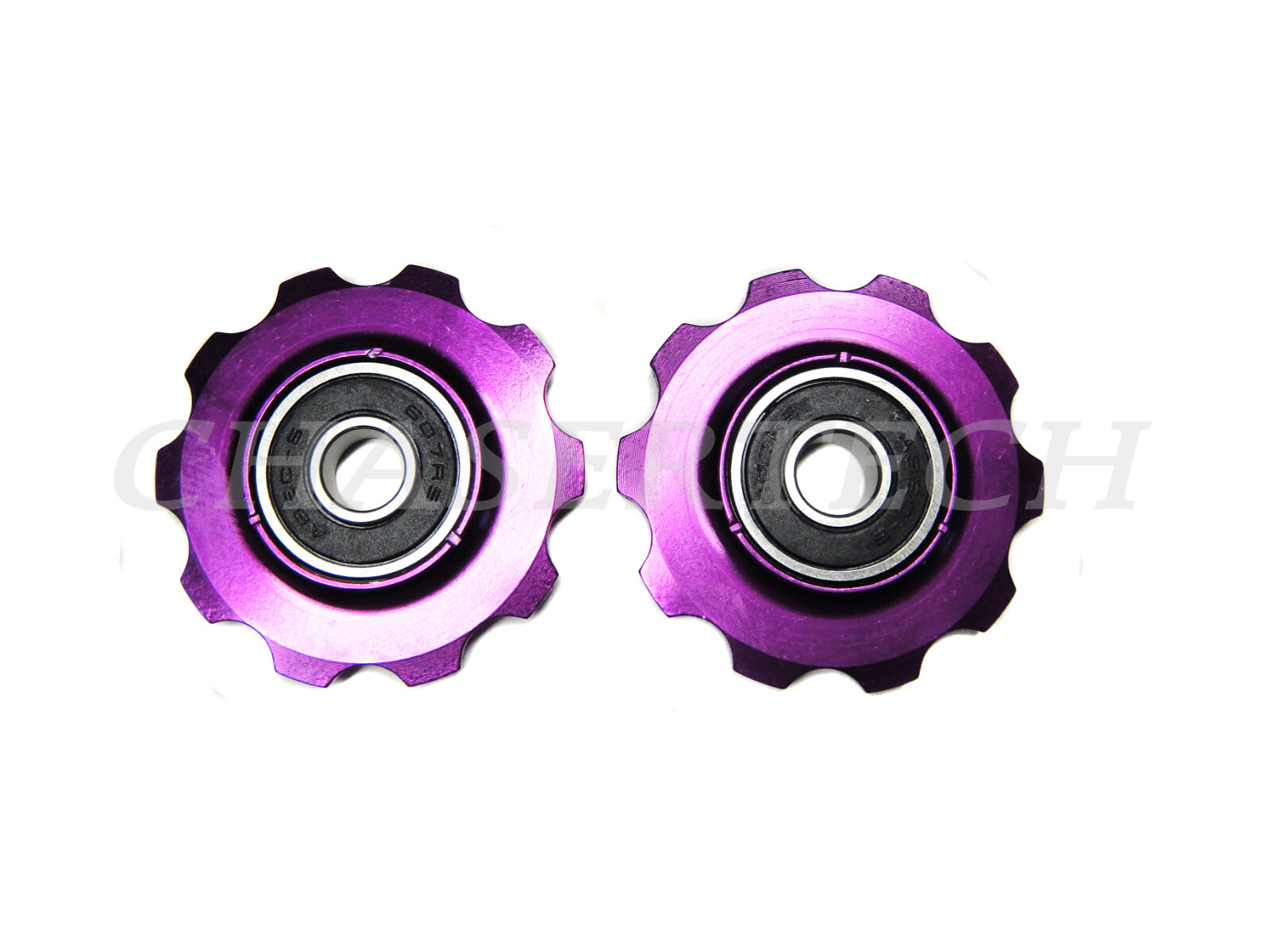 MTB Road Classic Bike Rear Derailleur Jockey Wheel Pulley 10T 6mm Purple