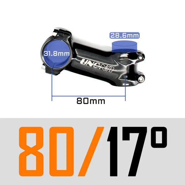 Road Bicycle Stem Ultralight 7 17 35 Degree MTB Stem Fork 28.6 31.8mm 60-130mm