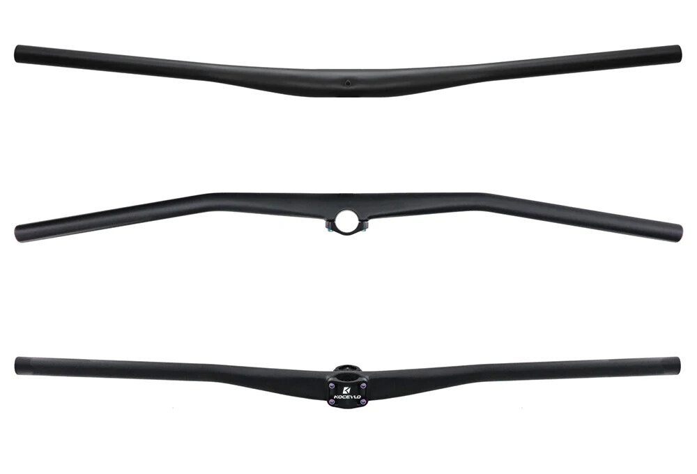 Carbon Mountain Bike Integrated Handlebar UD Matt 35*800mm with Computer Mount