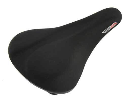 ORIGINLA! 10″ LONG M.T.B SADDLE LYCRA TOP W/GEL VL-6041ELG BLACK.BIKE PARTS.