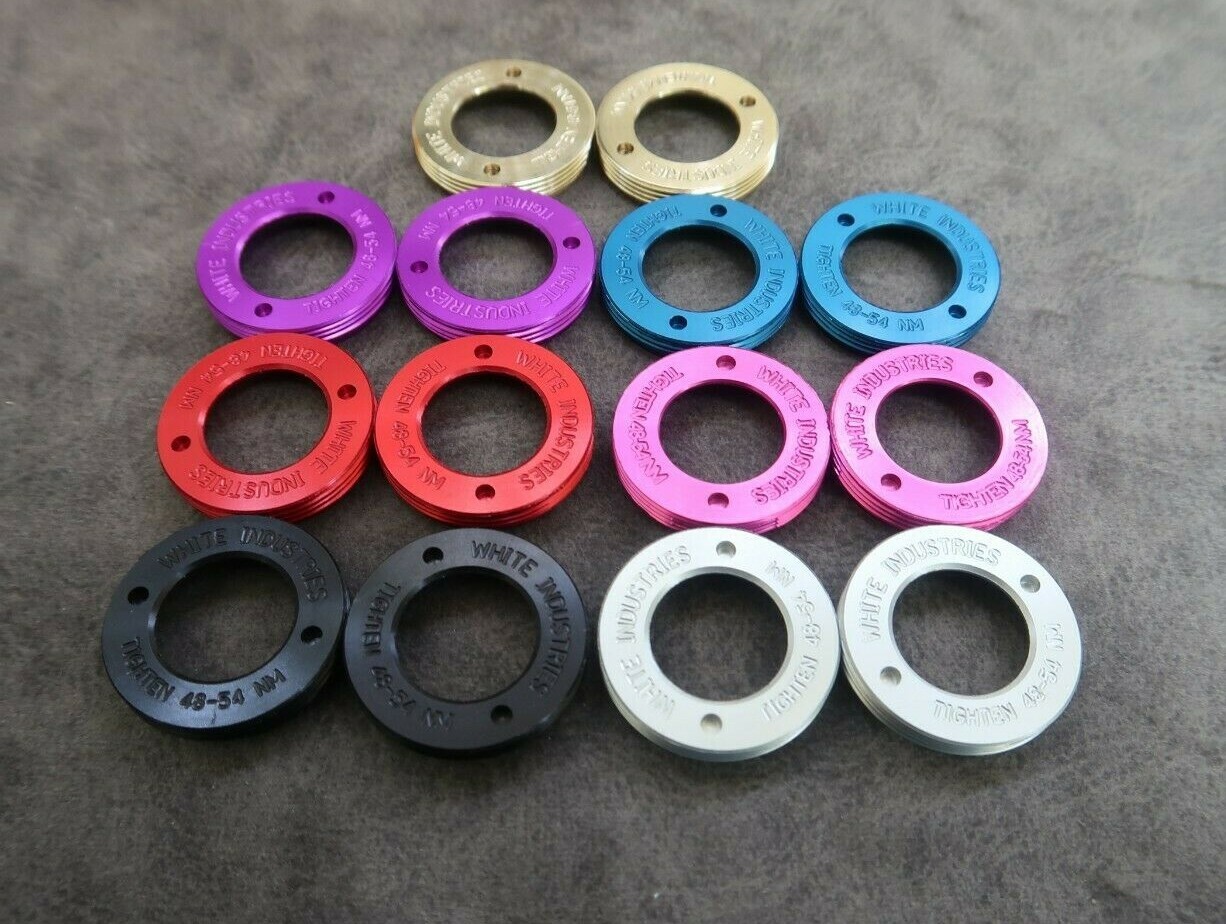 White Industries Extractor Caps for M30 R30 G30 A30 Cranks (set of 2)