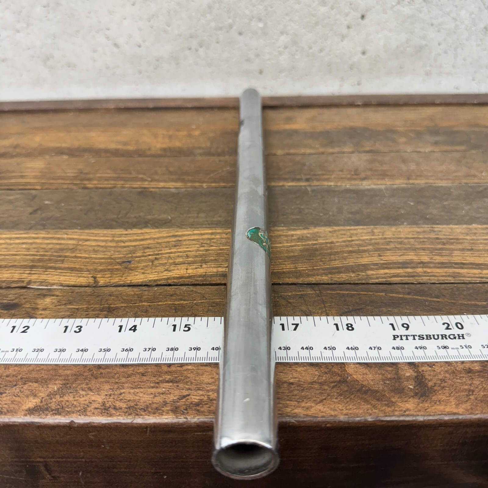 Old School BMX Black Ops Seatpost BENT 4130 Chromoly Steel 22.2 mm CRIMP