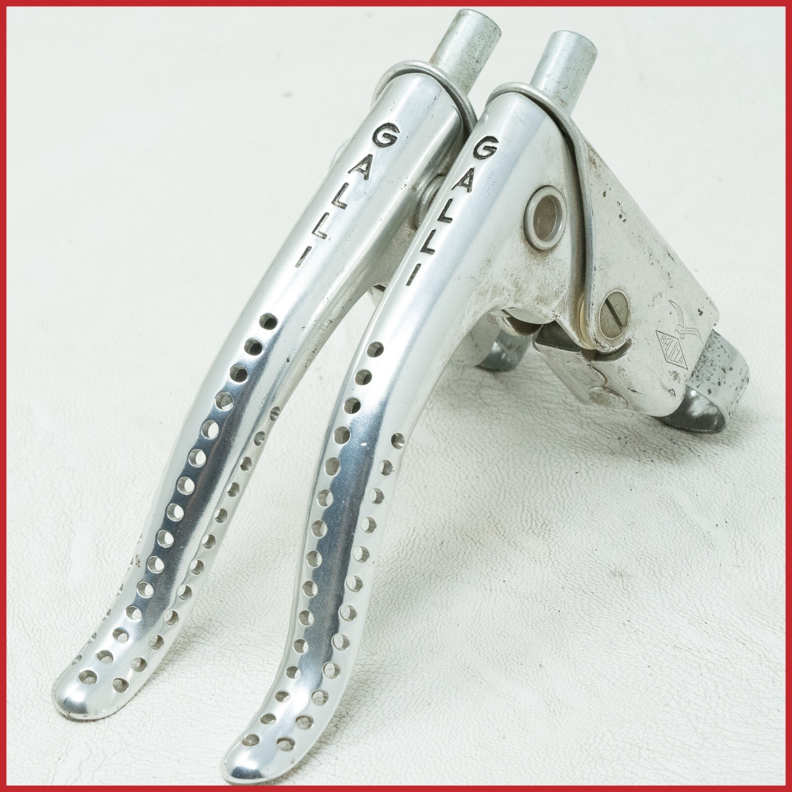 NOS GALLI CRITERIUM BALILLA BRAKE LEVERS VINTAGE ROAD RACING BICYCLE DRILLED