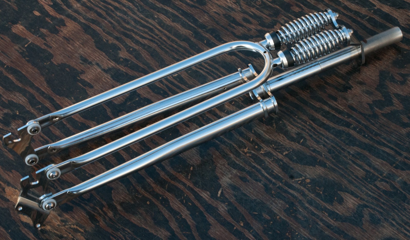 26″ Monark Bicycle Chrome DUAL SPRINGER FORK RatRod Chopper Vintage Cruiser Bike