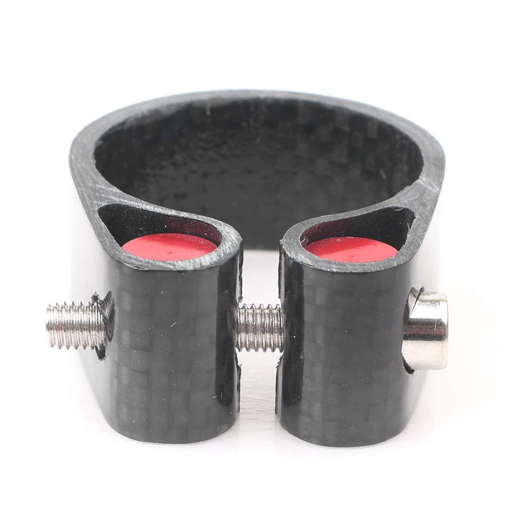Ultralight Seat Post Clamp Fit 1.24″/1.21″ 1.07″ seat post 0.7oz Carbon Fiber