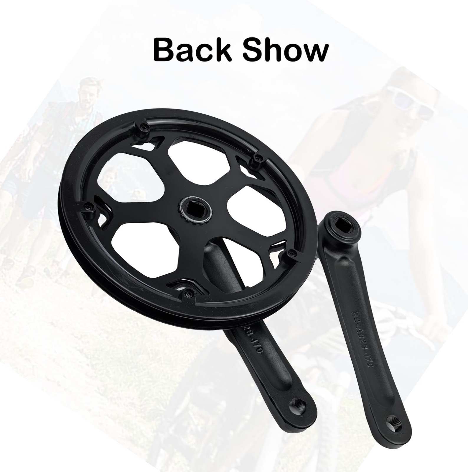 Universal Bicycle Crankset 6/7/8 Speed 48/52T Square Crank Arm 170MM for MTB