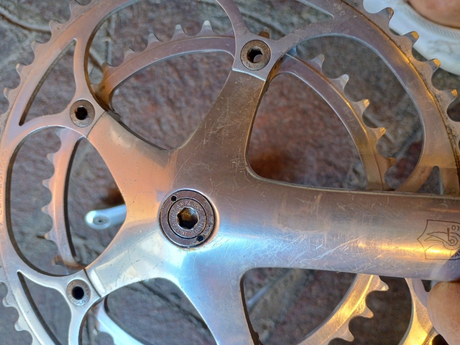 No Reserve Vintage Crankset Campagnolo C Record Crankset 172.5mm 52/39+ FD Etc
