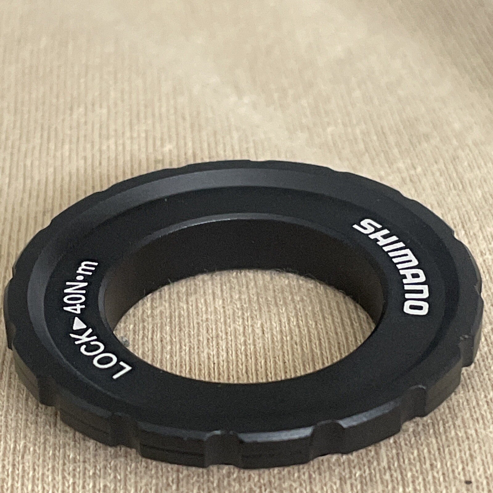 Shimano Lockring SM-HB20 Center Lock Brake Disc Fastener Black