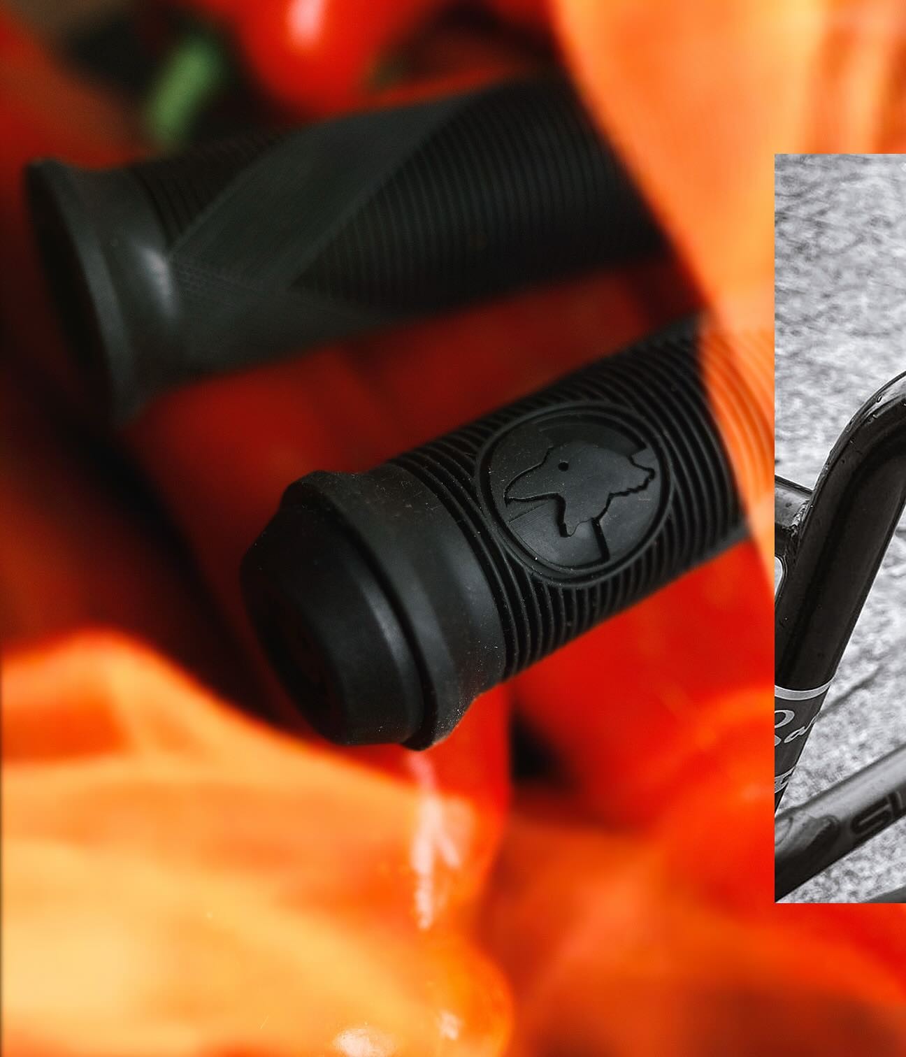 SHADOW CONSPIRACY SPICY BMX GRIPS + BAR ENDS HARO RANT CULT GT RANT SUBROSA RED