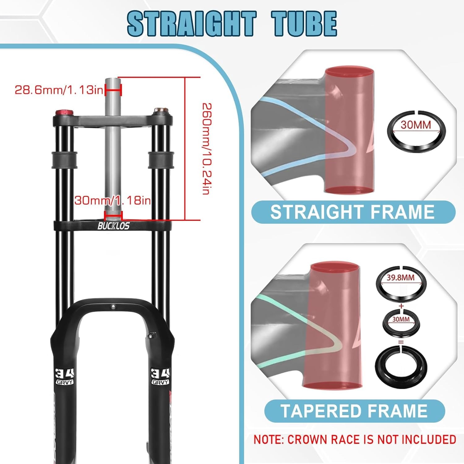 20 Inch Suspension Forks 180mm Travel 9*135mm QR Electric Oil MTB Fat Fork 1-1/8