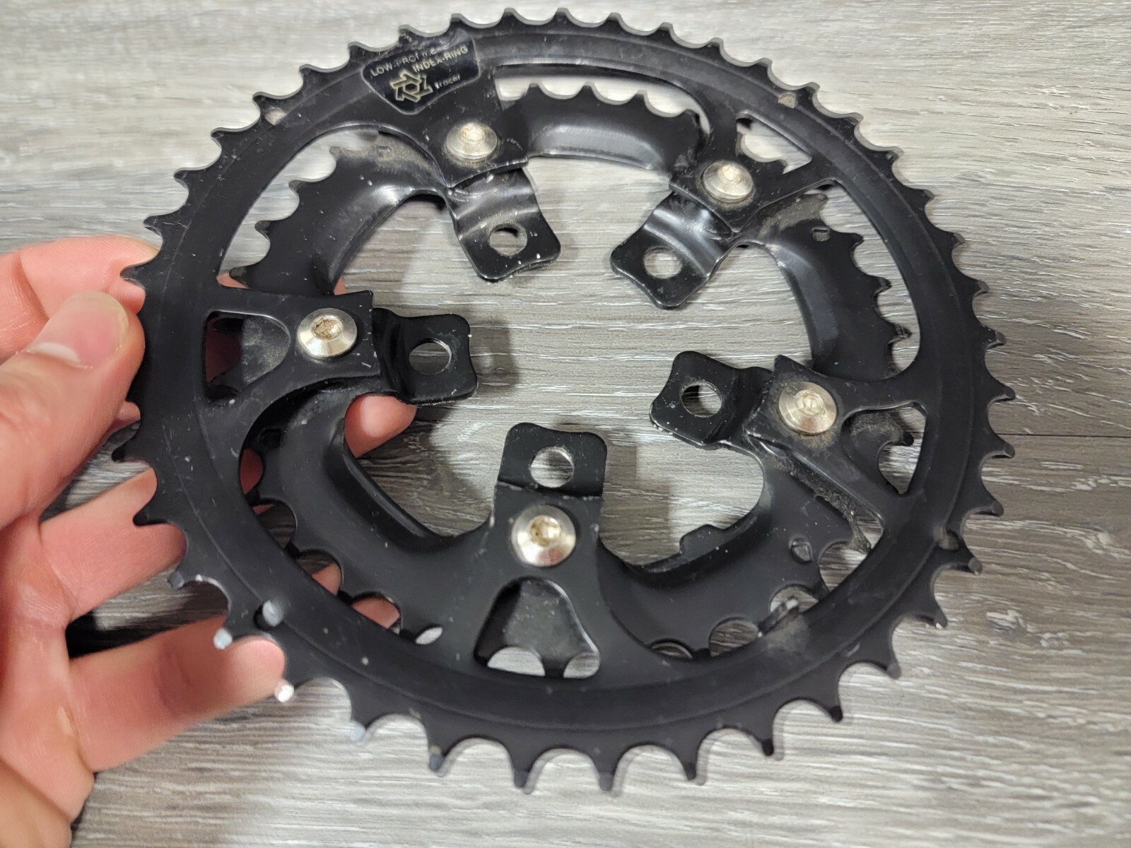 Tracer Bike Chainring Index 42 34 Tooth Steel 58 BCD Mount