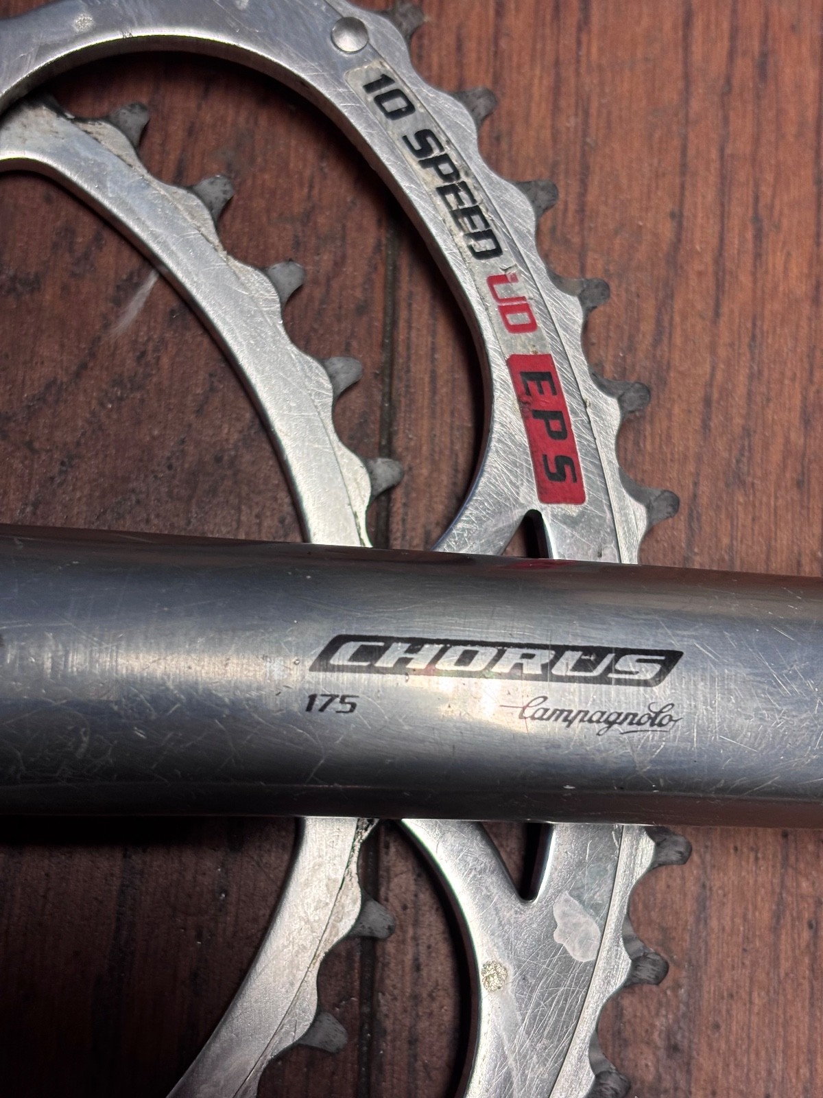 Campagnolo Chorus Crankset 2 x 10 speed, 175mm, 53-39 Tooth chainrings