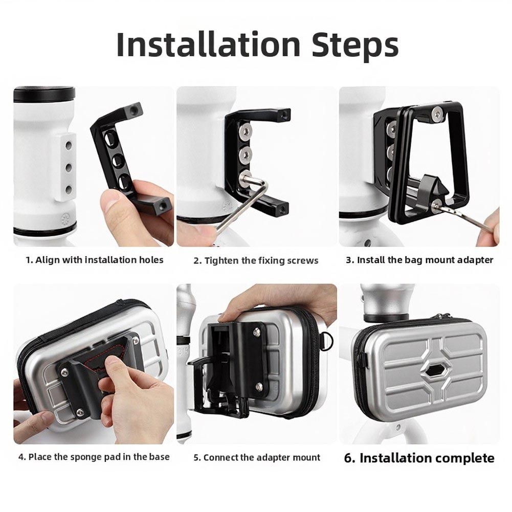 188x119x60mm Front Storage Bag for Brompton with Pig Nose Mount Bracket