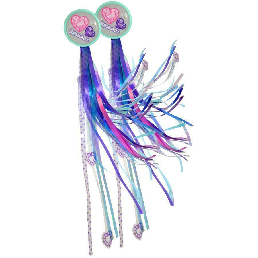 Raskullz 1 Pr Kids Bicycle Scooter Handlebar Streamers Sparkle Tassel Ribbon NEW