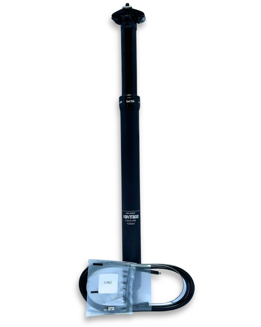 KS Vantage 31.6x210mm Internal Dropper Seatpost C285 MTB New