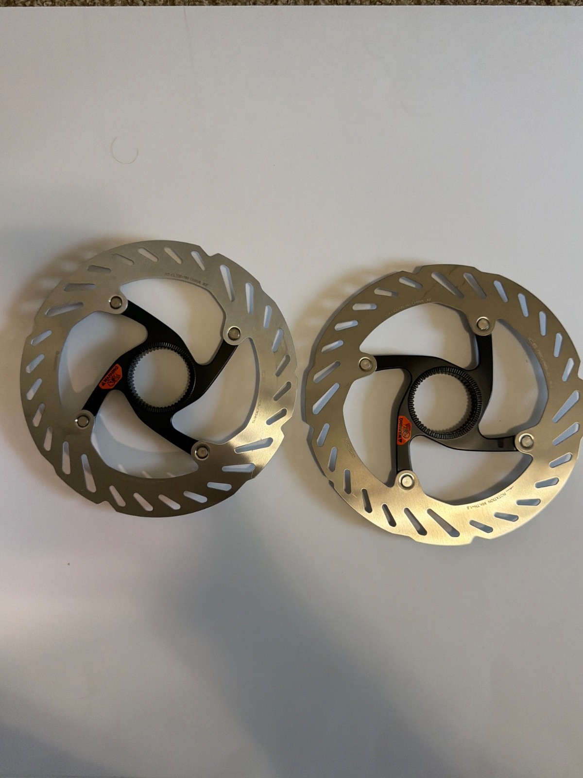 Shimano RT-CL700 S 160mm CenterLock Brake Rotors Pair ICE Technology No Lockring