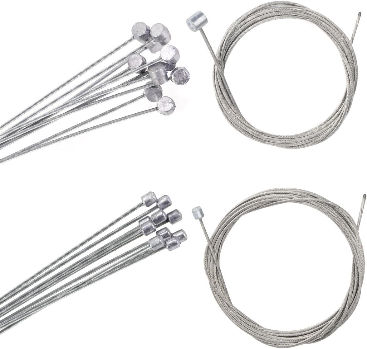 Universal 12 Pack Bike Brake and Shifter Cable Set for Shimano SRAM