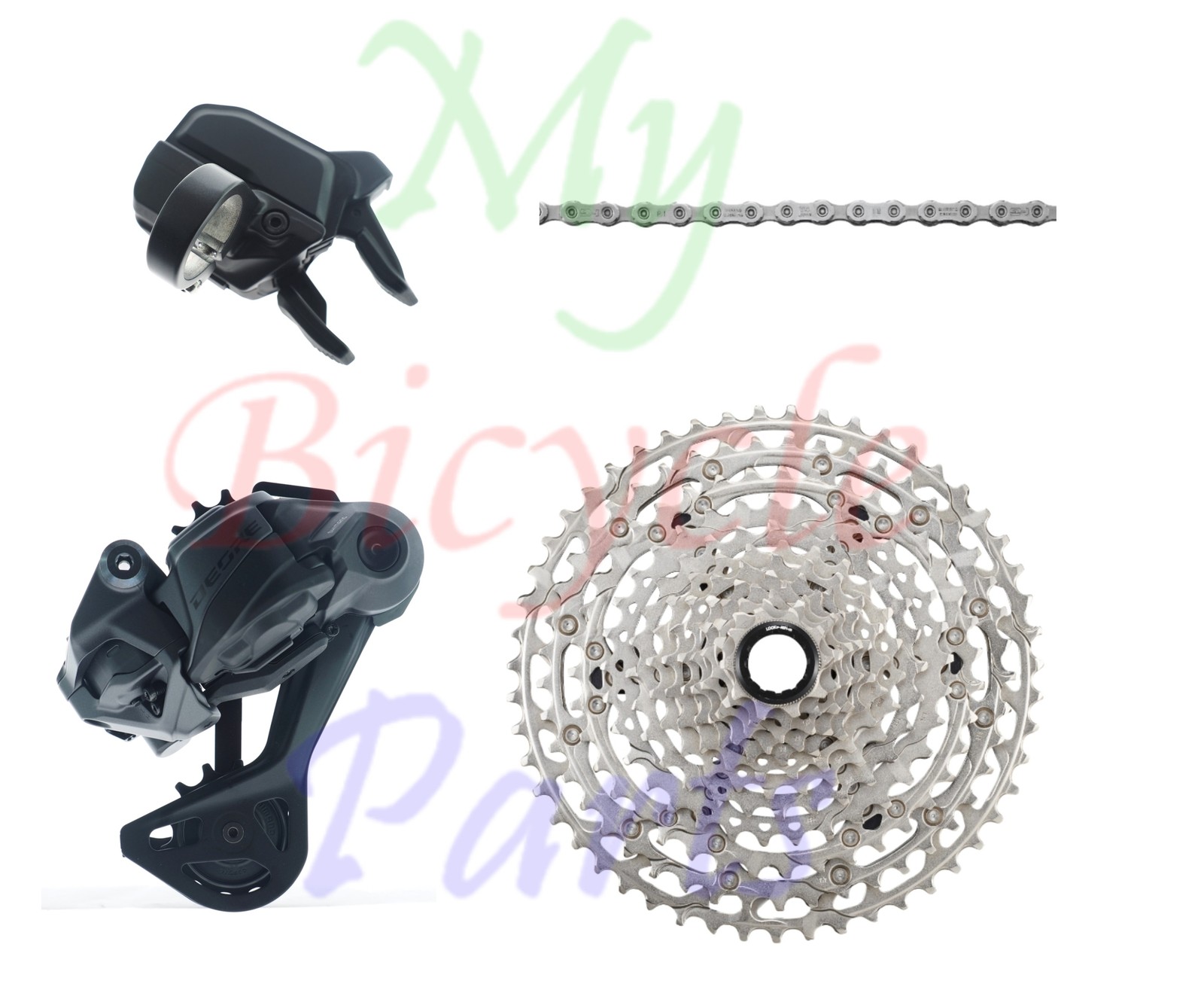 Shimano XT Di2 M6250 MTB 1x12s Switch I-Spec-EV RD CS-M6100 10-51T CN Group READ