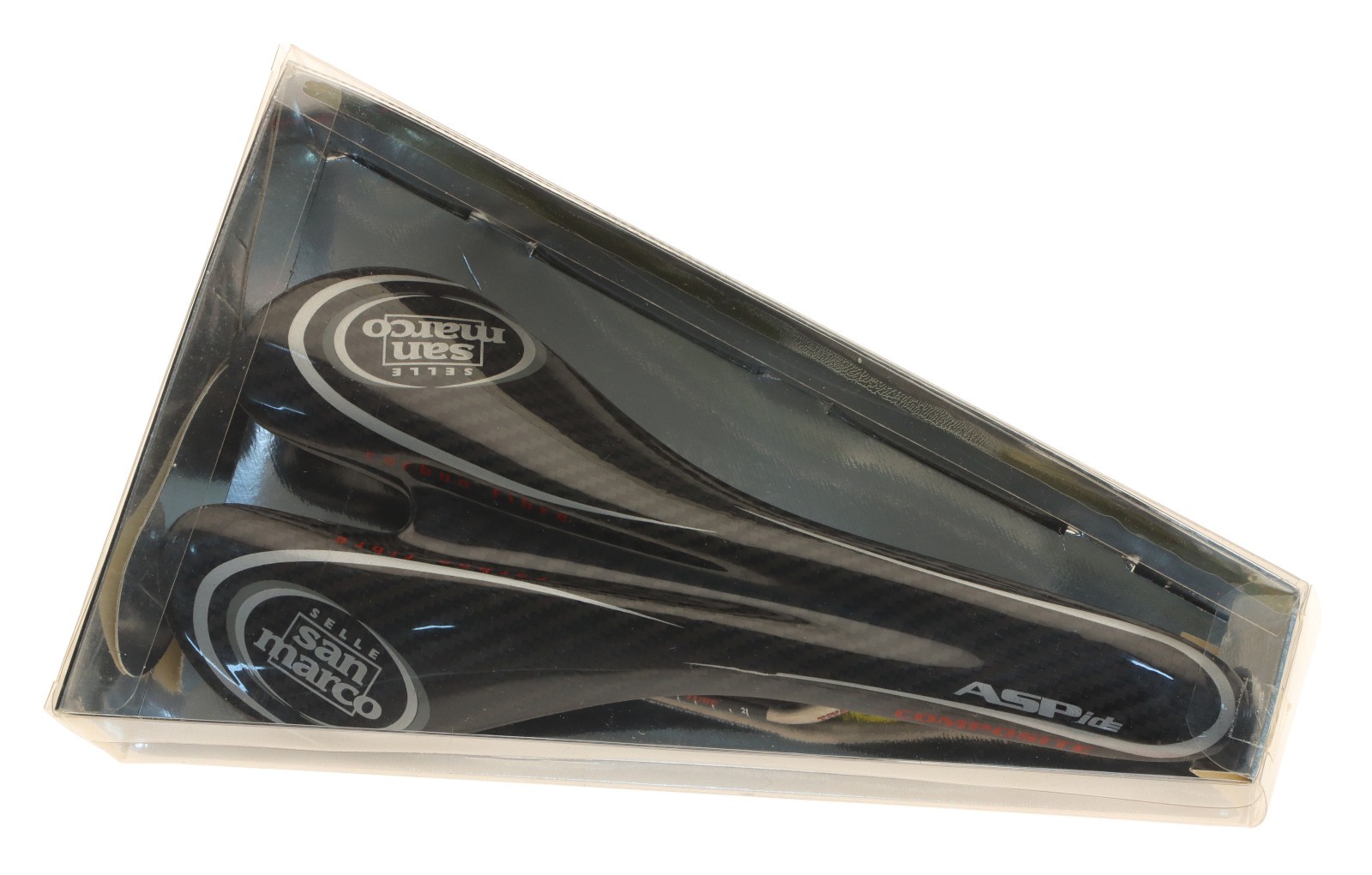Selle San Marco Aspide Saddle Carbon Fiber Body Titanium Rails Black NIB NOS NEW