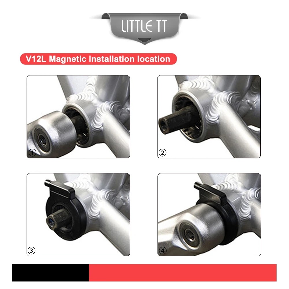 Electric Bicycle PAS Pedal Assist Sensor KT-V12L 12 Magnets Dual Hall Sensors