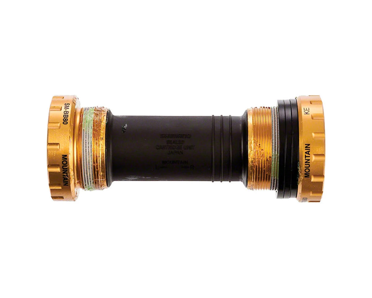 Shimano Saint BB80B Mountain Bottom Bracket (Gold) (BSA) (68/73mm) [ISMBB80B]