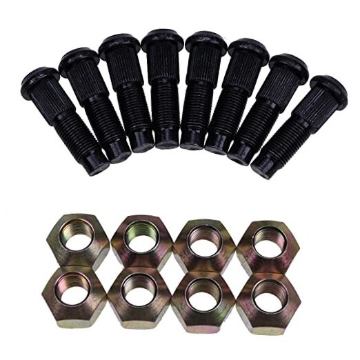 New 8X Rim Lug Wheel Nut 6564669 & 8X Rim Stud Wheel Bolt 6709170 Set fits