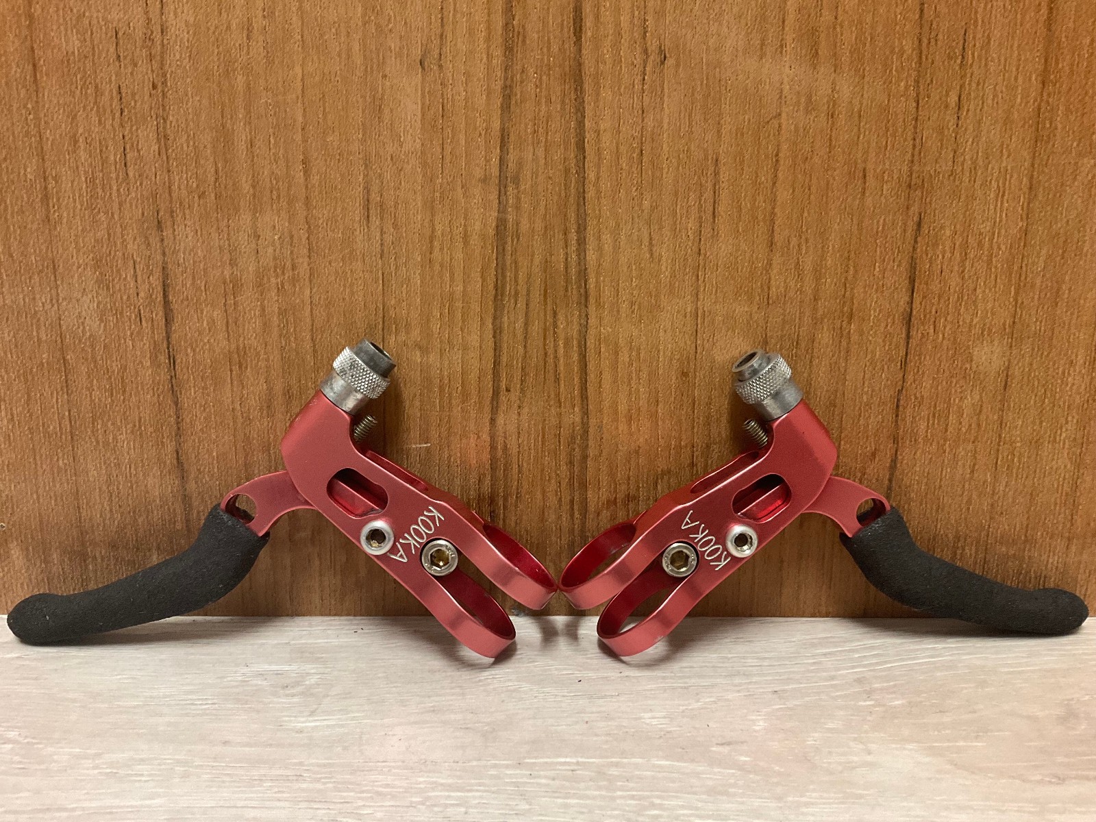 Nice Vintage Kooka Racha Brake Levers MTB Cult Top Low KM CNC Brake Levers Red