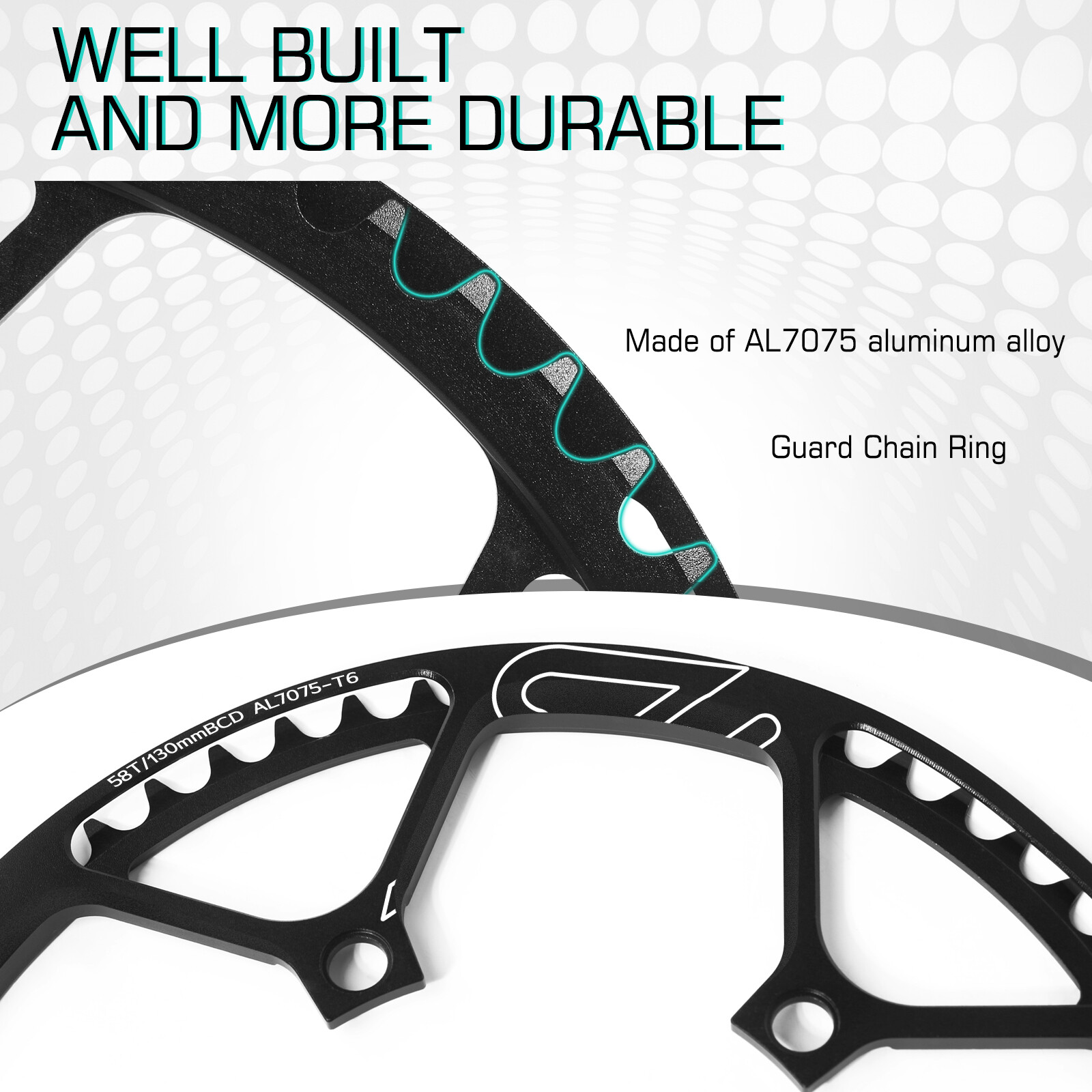Crankset 130BCD 45/47/53/56/58T Chainring 170mm Crank Road Folding Bike Sprocket