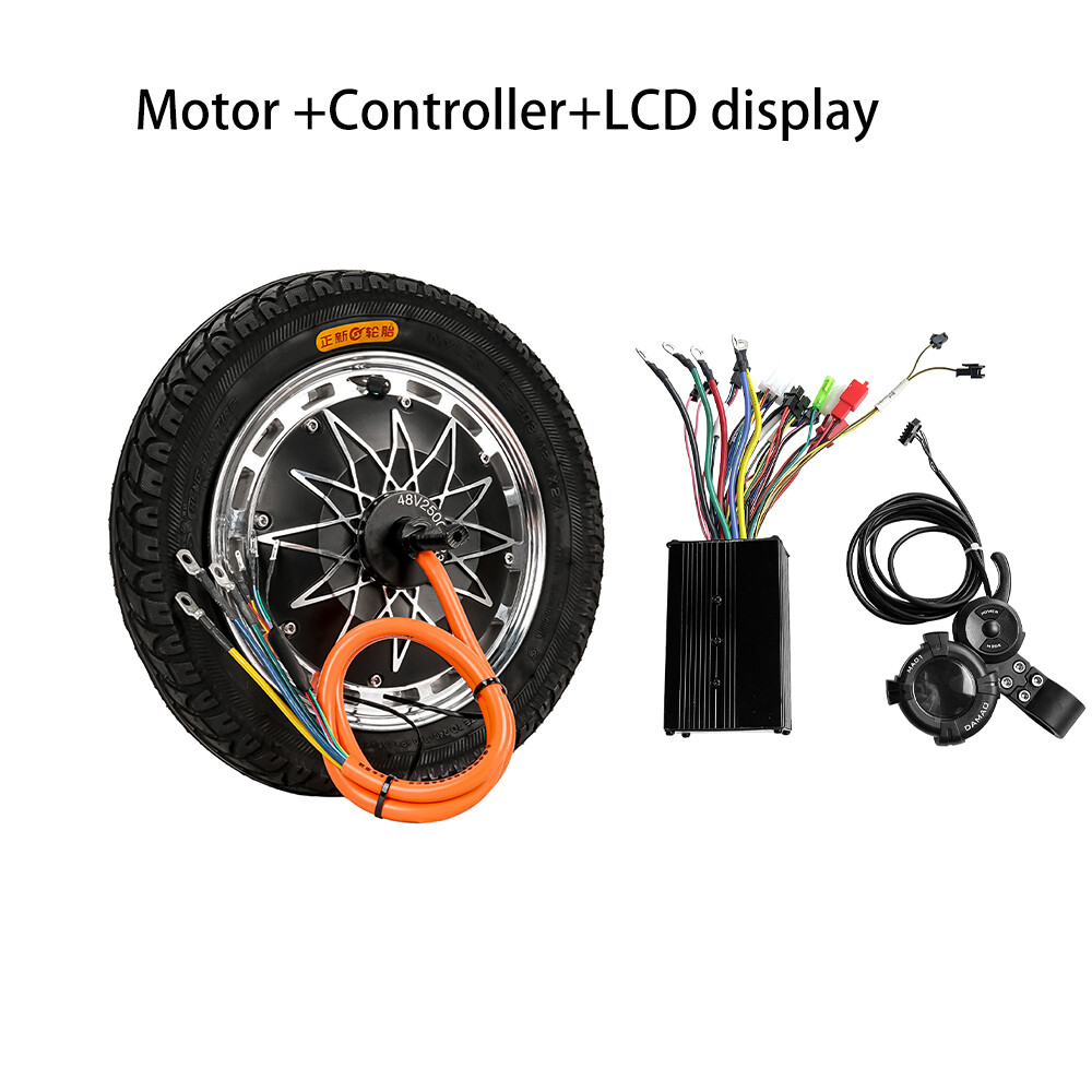 12 Inch Split Motor 48V 60V 72V 1500W 3000W 3500W With Controller Lcd Display