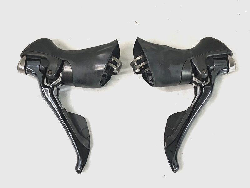 Shimano ST-9001 Dura-Ace 2x11s Mechanical Brake STI Shifters Left and Right Used