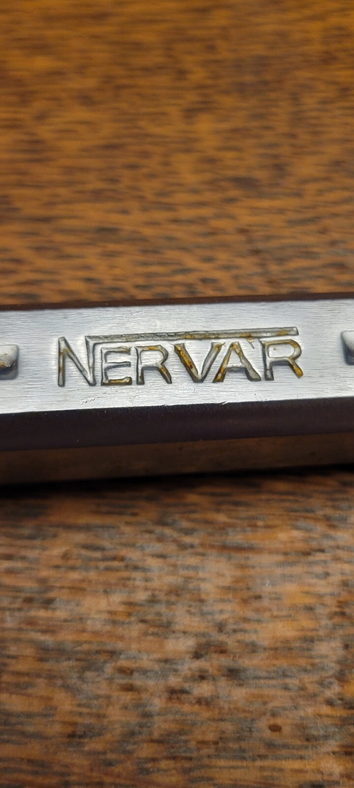 Vintage Nervar Crank Arm Left 7 1/2″ Steel Chrome Cottered