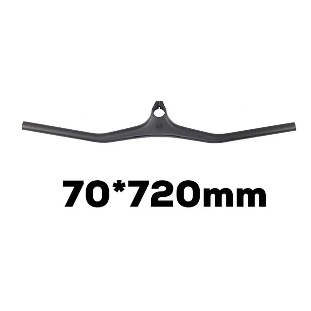 Mtb Handlebars And Stem 28.6mm -10Degree Carbon Integrated Handlebar 720-760mm